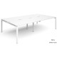 Adapt 1600mm Deep Double Back To Back Desks